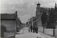 Dorpsstraat 1905, nu Van Tilburghstraat